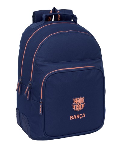 MOCHILA DOBLE ADAPTABLE CARRO FCBARCELONA 2ª EQUIPACION 32x42x15cm